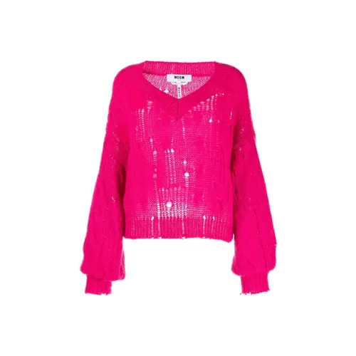 MSGM Розовые Женские Свитеры