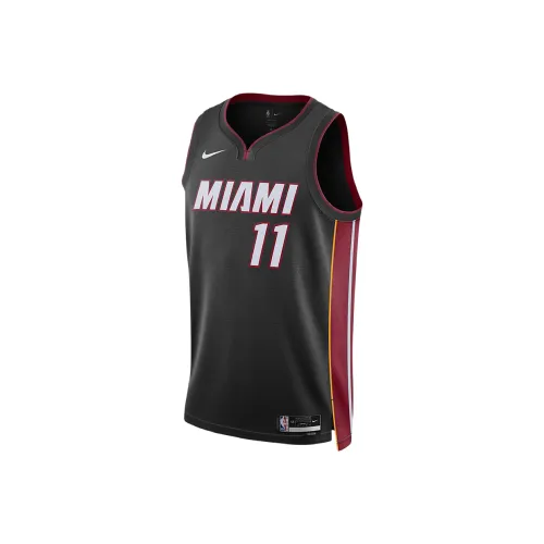 Nike Icon Classic Miami Heat Icon Edition 2022 23 Баскетбольная Джерси Мужская Черная