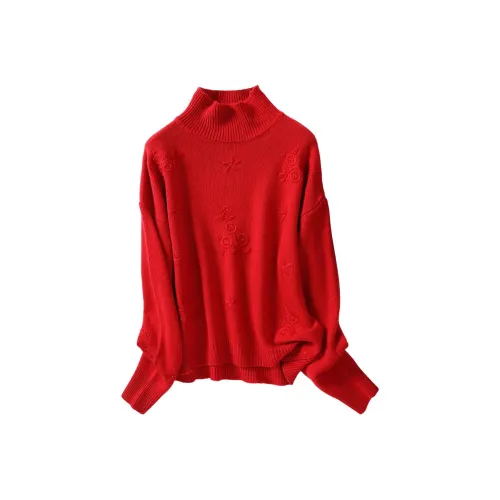 Vidolas Свитер Женские Элегантный Rhyme Красный