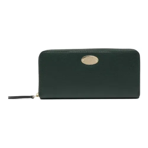 Mulberry Кошелек из коровьей кожи Маленький Женский Mulberry Зеленый