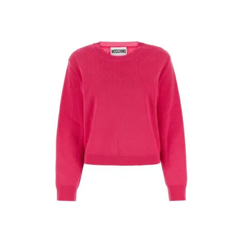 MOSCHINO Розовые Женские Свитеры