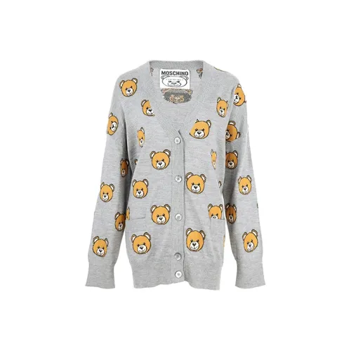 MOSCHINO Серый Женские Свитеры