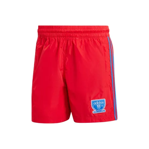 Adidas Red Men's Casual Shorts Adidas Красные Мужские Повседневные Шорты