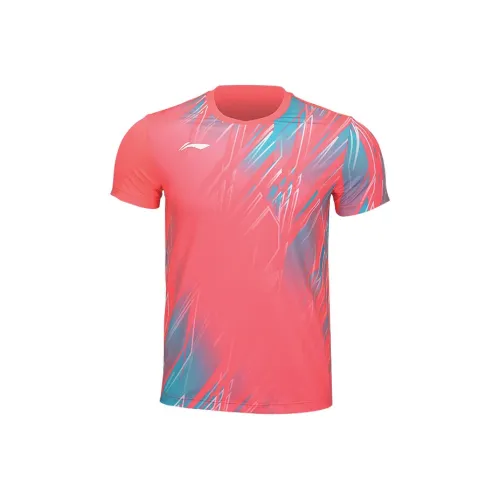 Подкладка для бадминтона Джерси унисекс флуоресцентный бегониевый красный