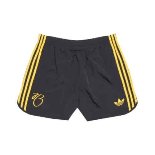 Adidas Originals x JB SHORT JUDE BELLINGHAM FW24 Спортивные шорты Мужские Черные Желтые