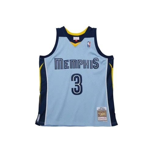MITCHELL NESS Баскетбольная Джерси SW Фанатская версия Айверсон 09 10 Memphis Grizzlies Айверсон Размер 3 Мужской Синий