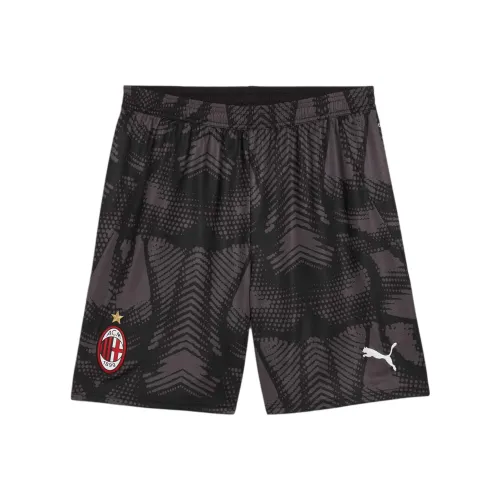 PUMA AC MILAN Черные Мужские Спортивные Шорты