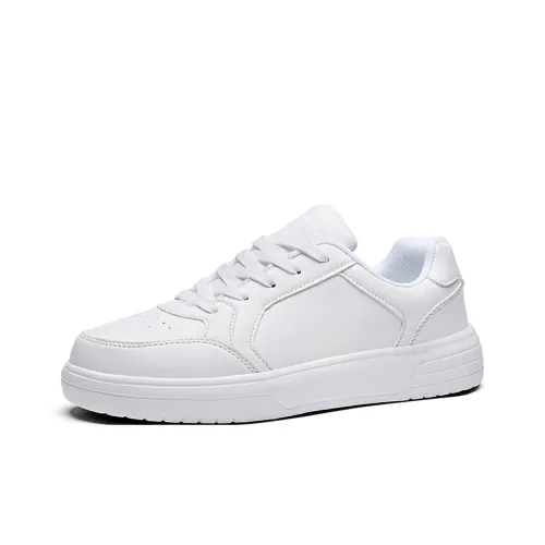 SUPEREDGE Дышащие и устойчивые к царапинам низкие кроссовки для скейтбординга унисекс белые