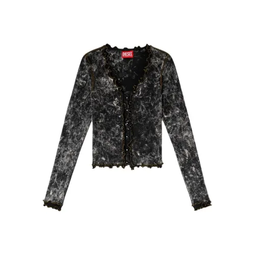 DIESEL Черные Женские Футболки