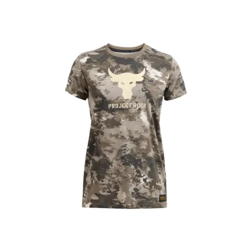 Under Armour ProjectRock Стандартная футболка Женская Камуфляж