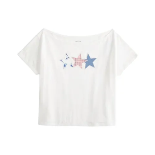 Hollister T-Shirt Женская Cloud White