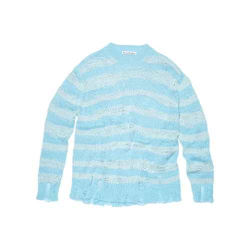 Acne Studios FW23 Свитер Женский Небесно-Синий