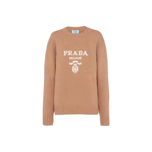 PRADA Коричневые Женские Свитеры