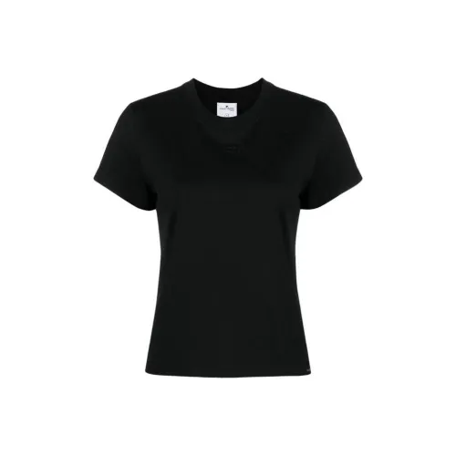 COURREGES Черные Женские T-рубашки