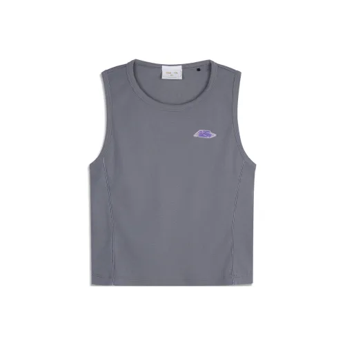 LINING x LEAGUE OF LEGENDS Майка Женская Элегантная Серого цвета