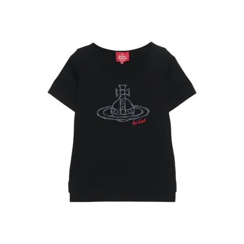 Vivienne Westwood Черные Женские Т-рубашки