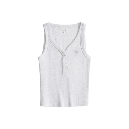 Майка Abercrombie＆Fitch Женская Светло-Серого цвета