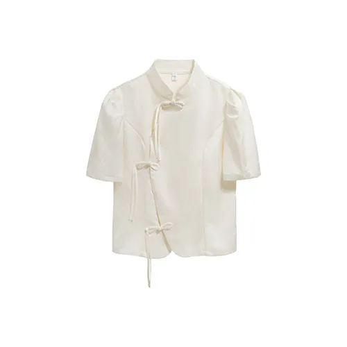 SYEEE WITH U T-рубашка Женская Абрикос