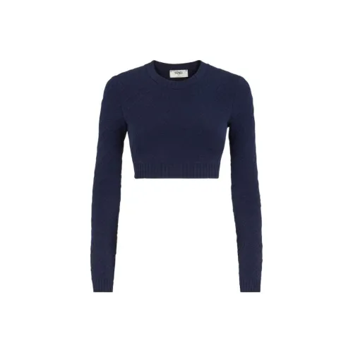 FENDI FW22 Свитер Женский Синий