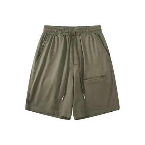 I'm David Повседневные шорты Мужские Армейский зеленый