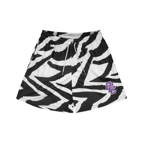 BKCXZICE Свободный крой Дышащие Спортивные шорты Унисекс Зебра с принтом