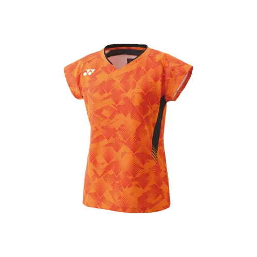 YONEX Апельсин Женские Футболки