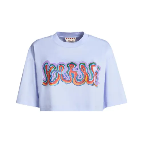 MARNI Синий Женские Короткие Топы