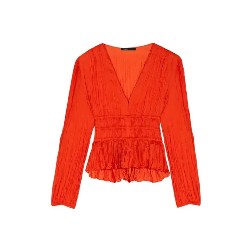 Maje Женские красные рубашки
