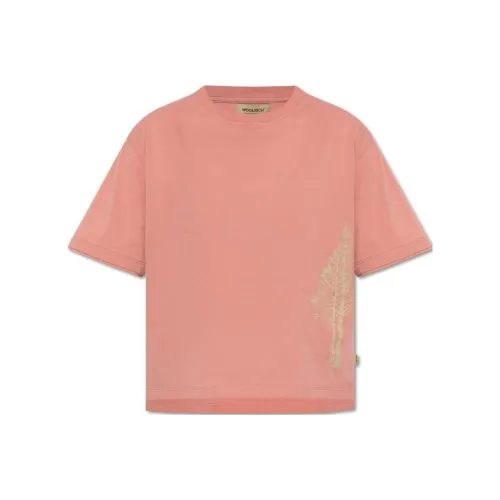 WOOLRICH Розовые Женские Т-рубашки
