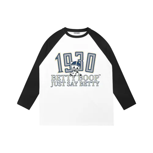 Betty Boop T-Shirt Унисекс Белый Черный