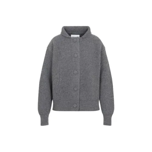 JIL SANDER Серебристо-серые Женские Свитеры