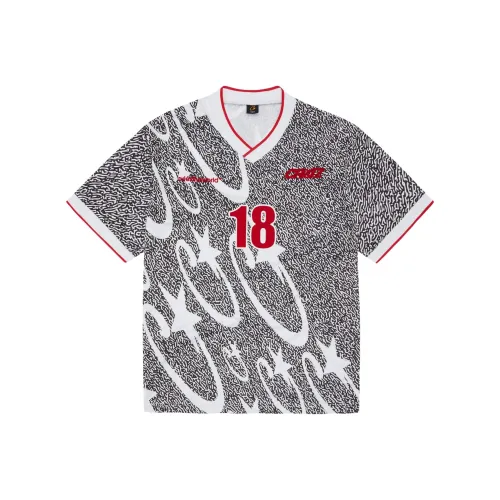 Corteiz SS24 Футбол Джерси Унисекс Черный