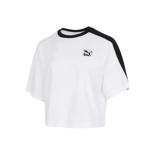 PUMA Белый Женские Короткие Топы