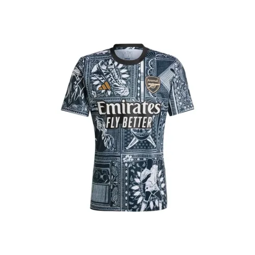 Adidas Arsenal Ian Wright Pre Match Футбол Джерси Мужской Черный