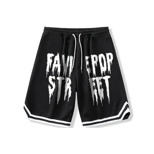 FAVEPOP FIVE Пуговица Прямой крой Спорт Дышащие Универсальные Баскетбольные шорты Унисекс