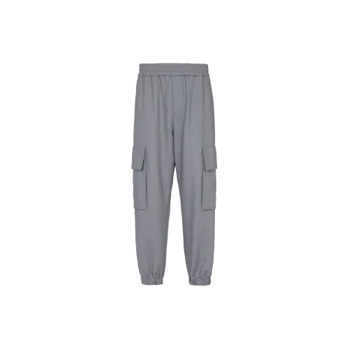 BALMAIN Повседневные брюки Мужские Серые