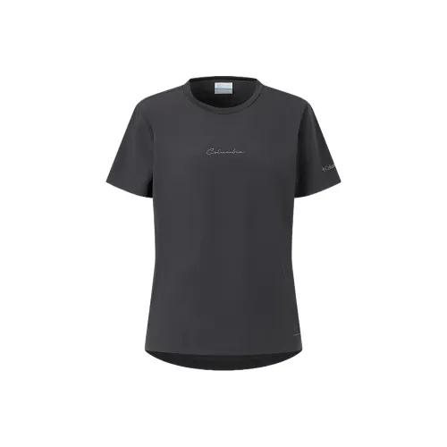 Columbia T-Shirt Женская Серый Черный 011