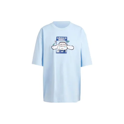 Adidas Originals x Hello Kitty Рубашка с оборванным рукавом женская розовая синяя