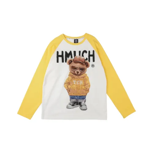 TCH Реглан рукав T-рубашка унисекс белый