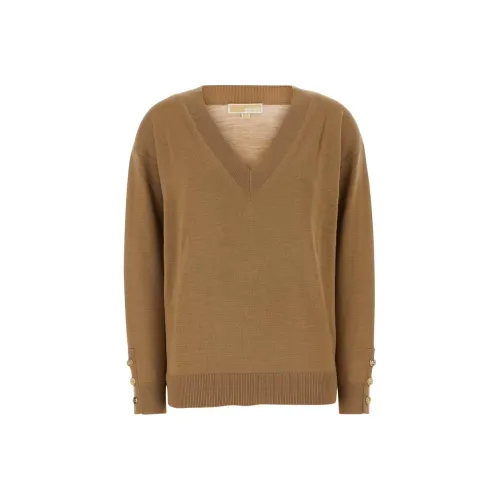 MICHAEL KORS MMK Свитер Женский Темный Верблюжий