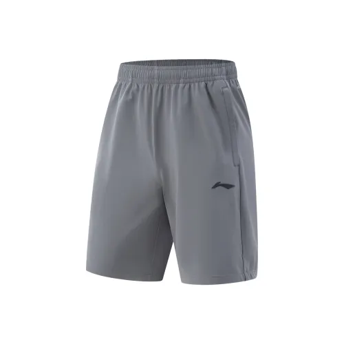 LINING Fitness Series Thunder Gray Мужские спортивные шорты