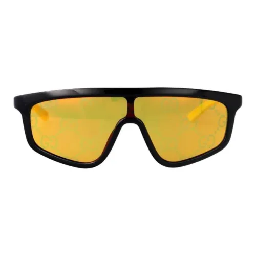 GUCCI Металл Резина Aviator Солнцезащитные очки Унисекс Черный