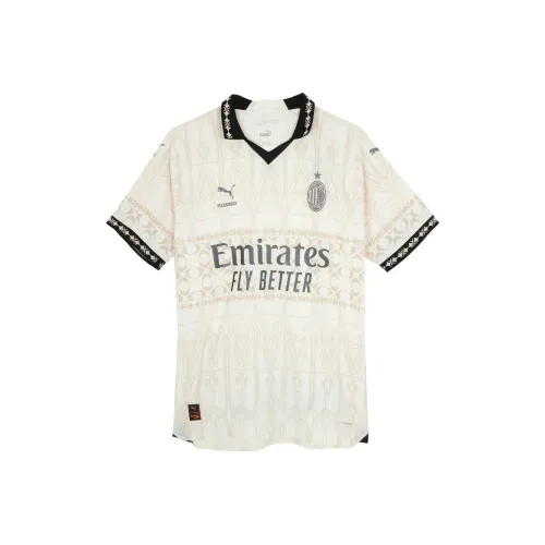 PUMA x PLEASURES Ретро Футбольные Джерси Мужской Овсяный