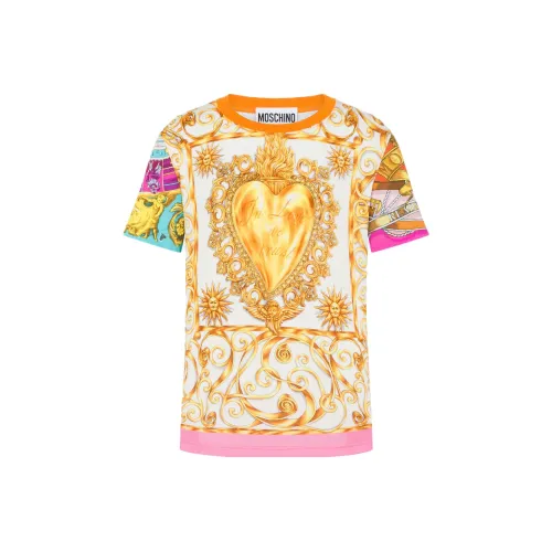 MOSCHINO SS24 T Рубашка Женская Многоцветная
