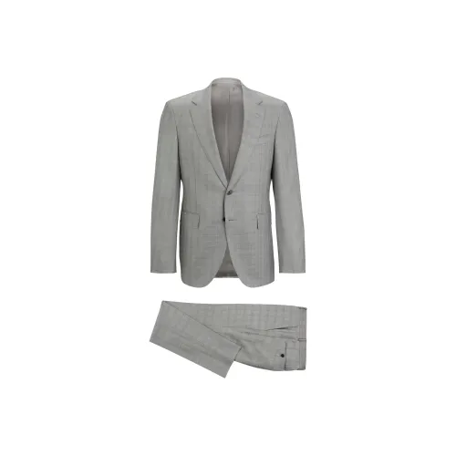 Hugo Boss Бизнес-костюм мужской темно-серый