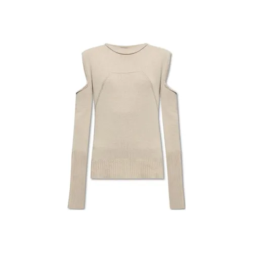 RICK OWENS Экрю Женские Свитеры