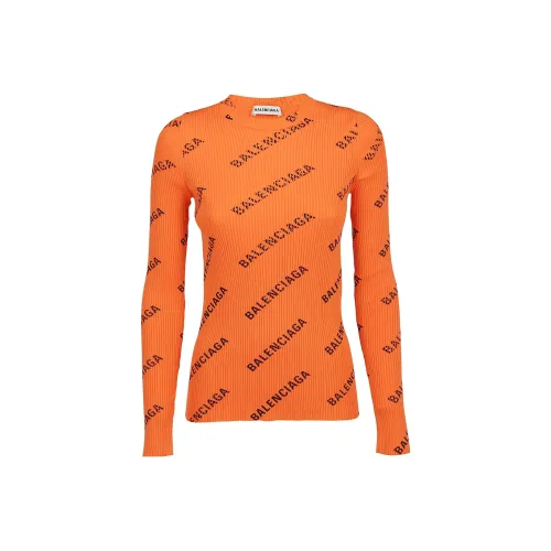 Balenciaga T-Shirt Regular Fit Women's Orange