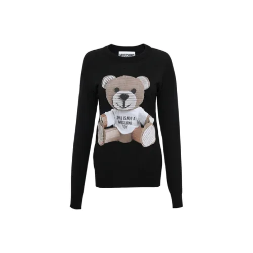MOSCHINO Черные Женские Свитеры