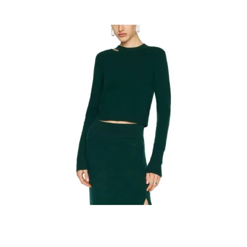 Рамка Зеленый Женские Свитеры