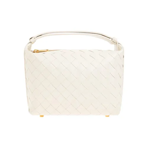 Bottega Veneta Wallace Кожа Сумка Женская Кремовая